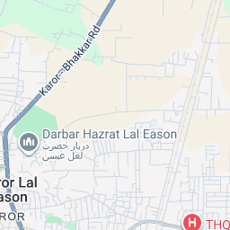 Karor Lal Esan Map Karor Lal Esan Qibla Direction | Qibla Finder