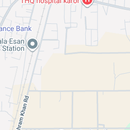 Karor Lal Esan Map Karor Lal Esan Qibla Direction | Qibla Finder