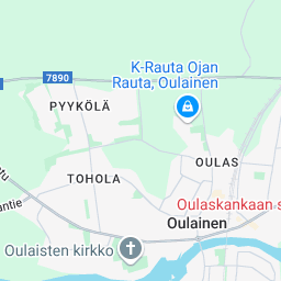 Oulainen Qibla suunta - Löydä Qibla kartalla - Qibla kulma