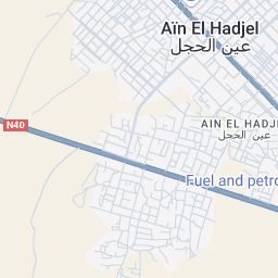 اتجاه القبلة في عين الحجل العثور على اتجاه القبلة من خريطة على الانترنت