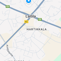 Laitila Qibla suunta - Löydä Qibla kartalla - Qibla kulma