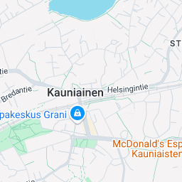 Kauniainen Qibla suunta - Löydä Qibla kartalla - Qibla kulma