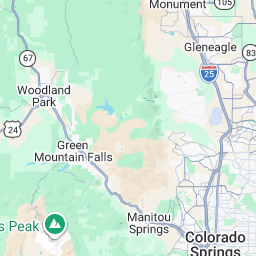 Colorado Springs Zip Code Map - Google Maps